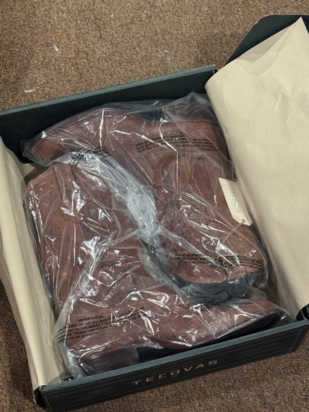 Tecovas 'The Jasper' - Russet Smooth Ostrich - Picture 6 of 8
